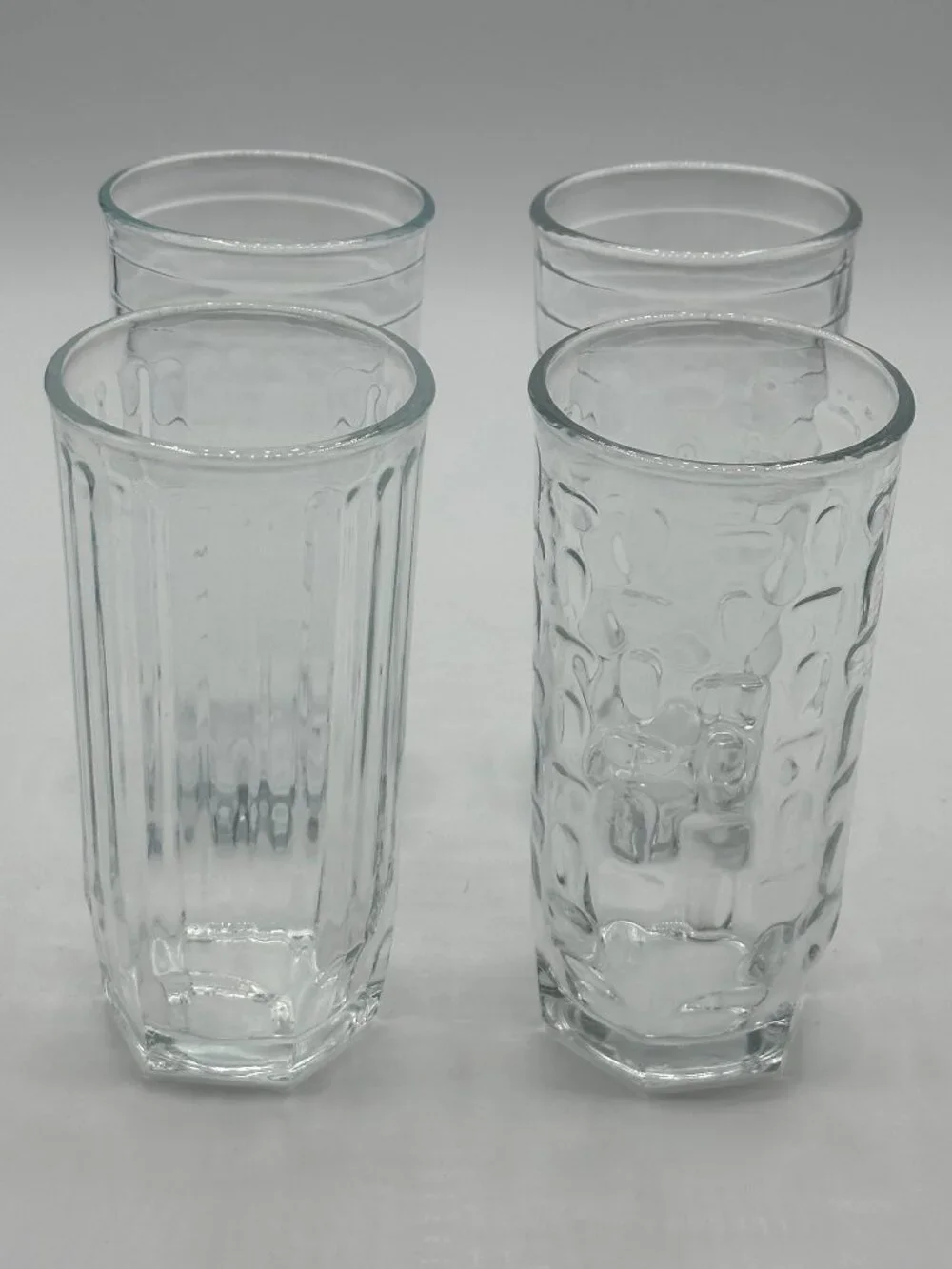 Crisa By Libby Vintage Set Of 4 Tumblers 7 oz. Multi Design